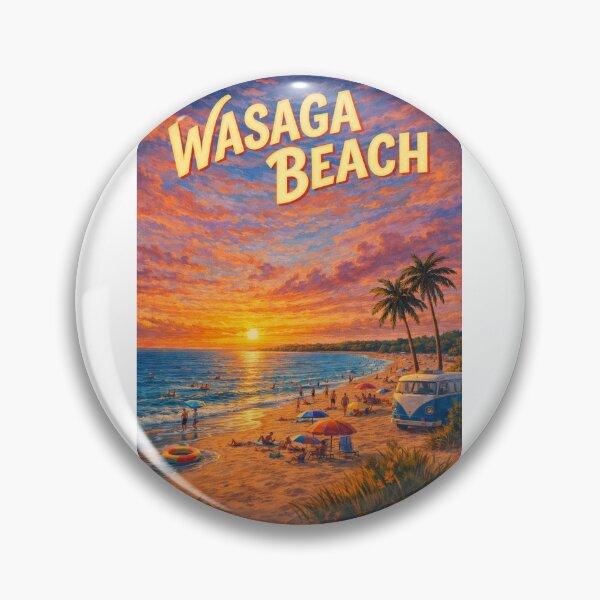 Item preview, Wasaga Beach Sunset Scene on Georgian Bay, Ontario designed and sold by Aryabek.