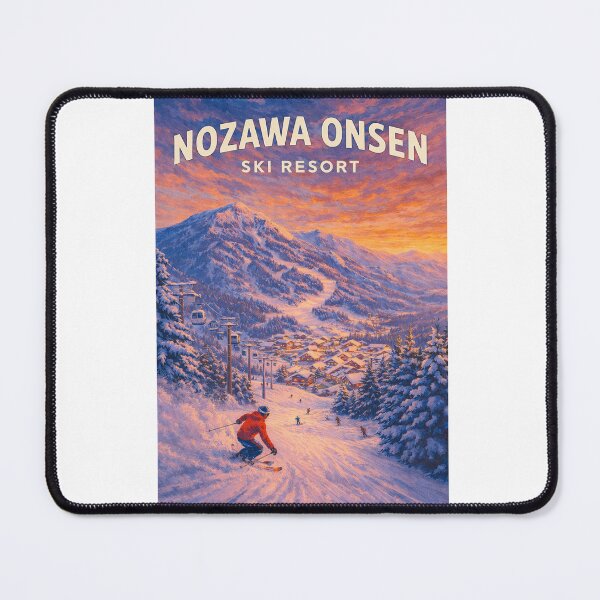 Item preview, Nozawa Onsen Village and Ski Slopes in Nagano, Japan designed and sold by Aryabek.
