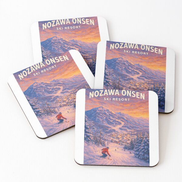 Item preview, Nozawa Onsen Village and Ski Slopes in Nagano, Japan designed and sold by Aryabek.
