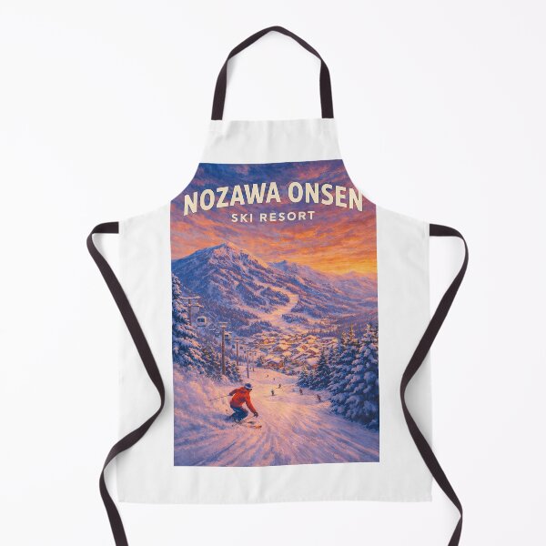 Item preview, Nozawa Onsen Village and Ski Slopes in Nagano, Japan designed and sold by Aryabek.