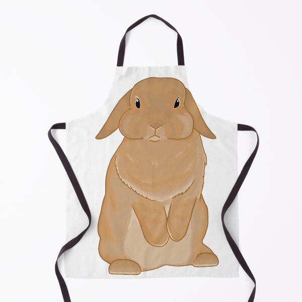 Item preview, Holland Lop Orange Standing Rabbit Illustration designed and sold by tayaan.
