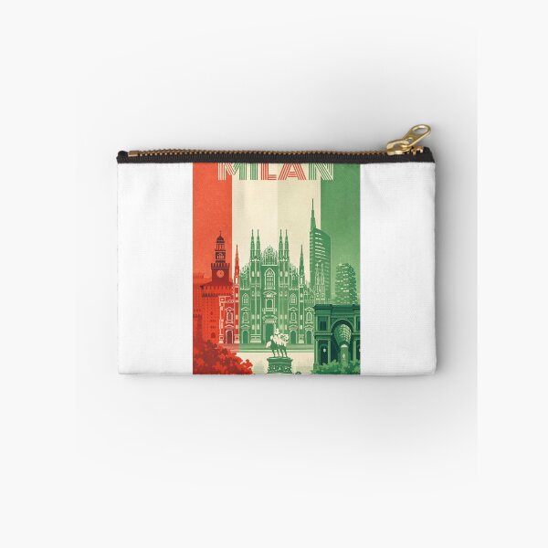 Item preview, Milan City Landmarks with Duomo and Galleria Vittorio Emanuele II, Italy designed and sold by Aryabek.