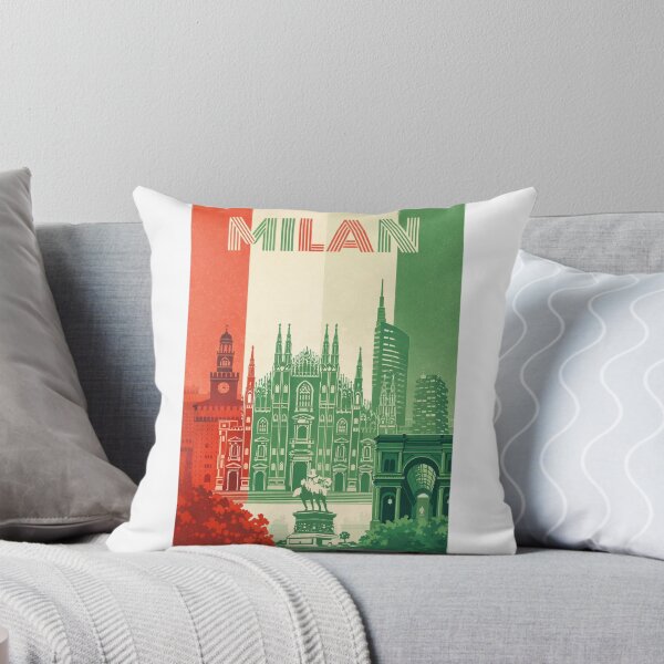 Item preview, Milan City Landmarks with Duomo and Galleria Vittorio Emanuele II, Italy designed and sold by Aryabek.