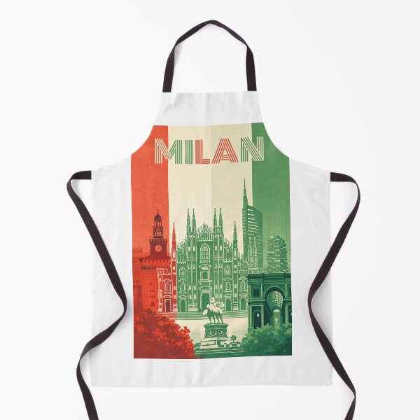 Item preview, Milan City Landmarks with Duomo and Galleria Vittorio Emanuele II, Italy designed and sold by Aryabek.