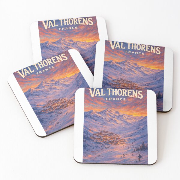 Item preview, Val Thorens Alpine Village in the French Alps, Savoie, France designed and sold by Aryabek.