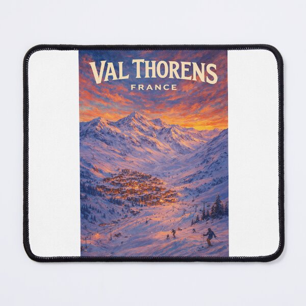 Item preview, Val Thorens Alpine Village in the French Alps, Savoie, France designed and sold by Aryabek.