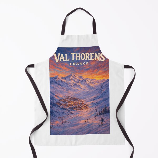 Item preview, Val Thorens Alpine Village in the French Alps, Savoie, France designed and sold by Aryabek.