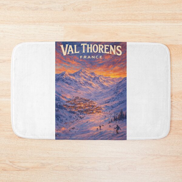 Item preview, Val Thorens Alpine Village in the French Alps, Savoie, France designed and sold by Aryabek.