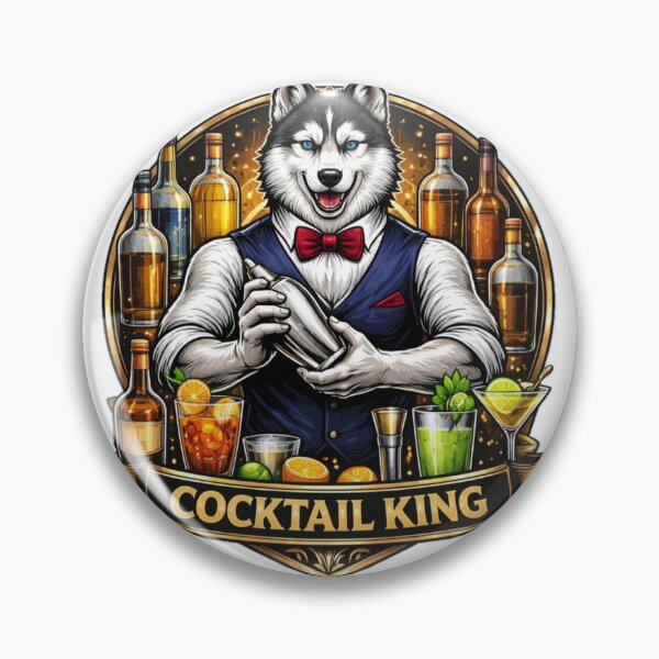 Item preview, Cocktail King Husky Bartender designed and sold by the-dovlat.