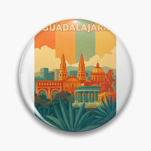 Item preview, Guadalajara Landmarks and Arches in Jalisco, Mexico designed and sold by Aryabek.