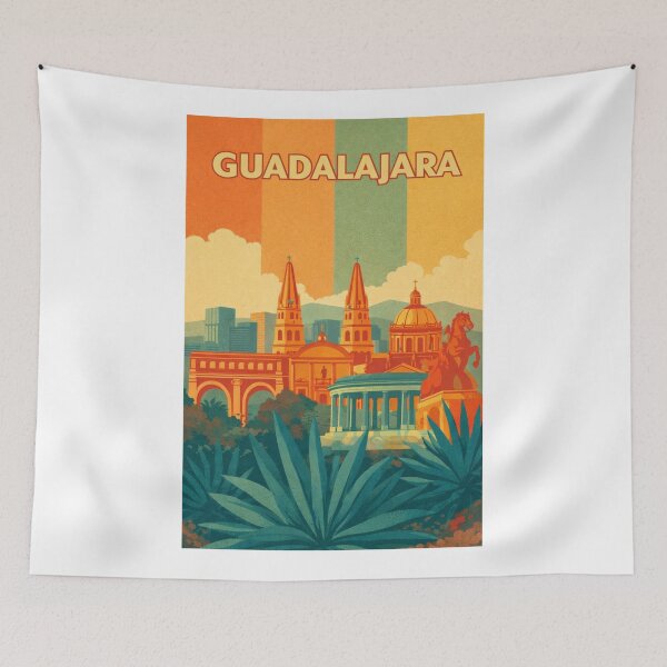 Item preview, Guadalajara Landmarks and Arches in Jalisco, Mexico designed and sold by Aryabek.