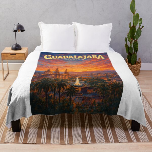 Item preview, Guadalajara Skyline and Cathedral at Sunset, Mexico designed and sold by Aryabek.