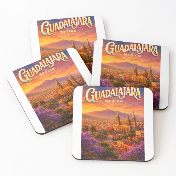 Item preview, Guadalajara Cathedral and Jacaranda Trees in Jalisco, Mexico designed and sold by Aryabek.