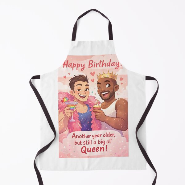 Item preview, Fun Gay Birthday Celebration with Rainbow Pride and Friends designed and sold by Aryabek.
