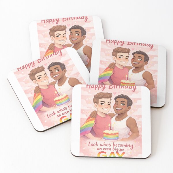 Item preview, Rainbow Pride Birthday Celebration with LGBTQ Love and Joy designed and sold by Aryabek.