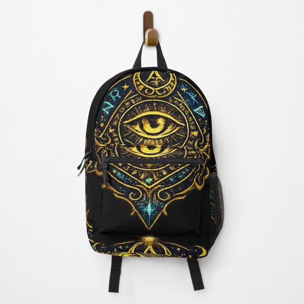 Item preview, All-Seeing Eye – Mystic Arcane Symbol in Gold designed and sold by myforestfog.