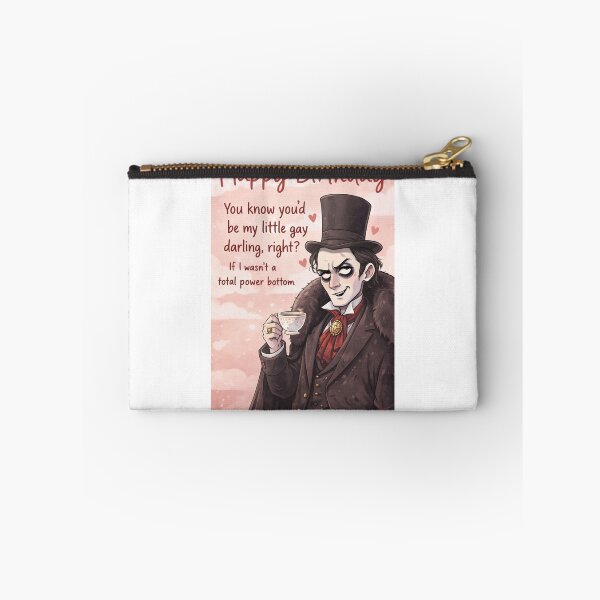 Item preview, Gothic Gay Birthday Humor with Dapper Power Bottom Energy designed and sold by Aryabek.