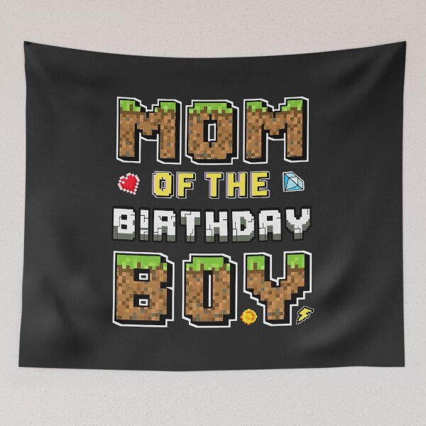 Item preview, Mom Of The Birthday Boy Gamer Pixel Birthday party Matching designed and sold by ArleneRowe.
