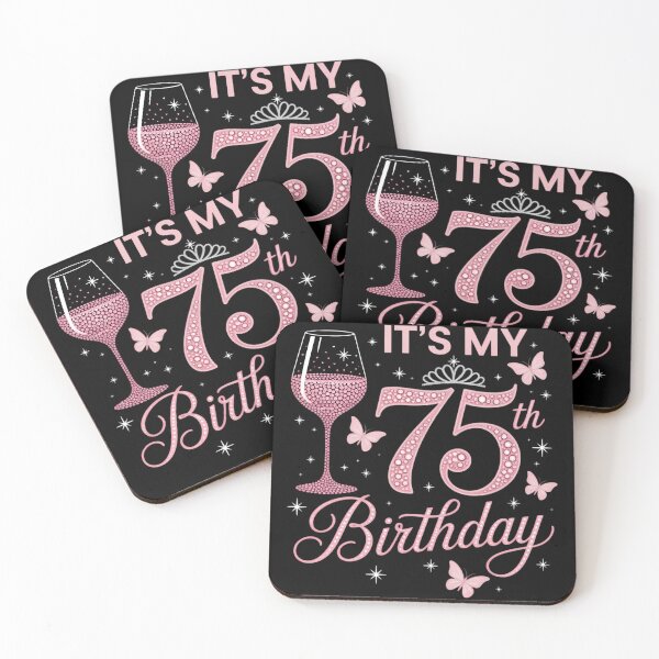 Item preview, It’s My 75th Birthday Pink 75 Years Old Birthday Queen designed and sold by sterabamineh.