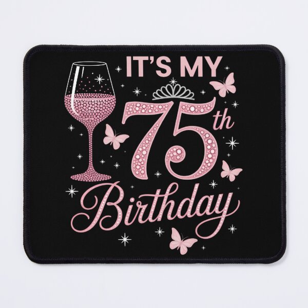 Item preview, It’s My 75th Birthday Pink 75 Years Old Birthday Queen designed and sold by sterabamineh.