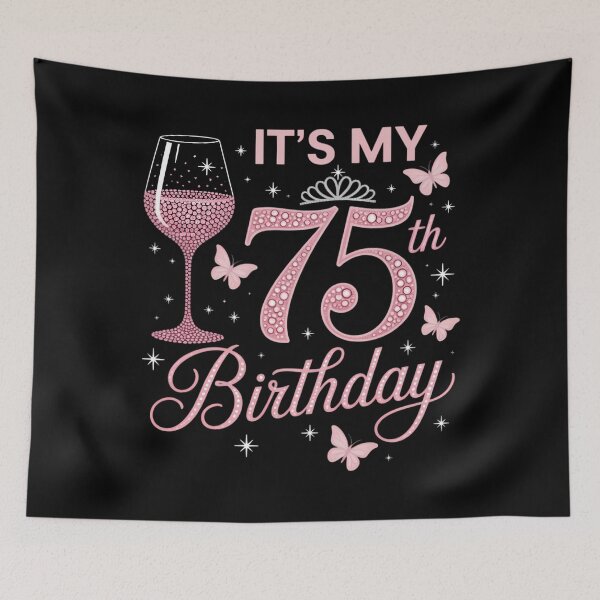 Item preview, It’s My 75th Birthday Pink 75 Years Old Birthday Queen designed and sold by sterabamineh.