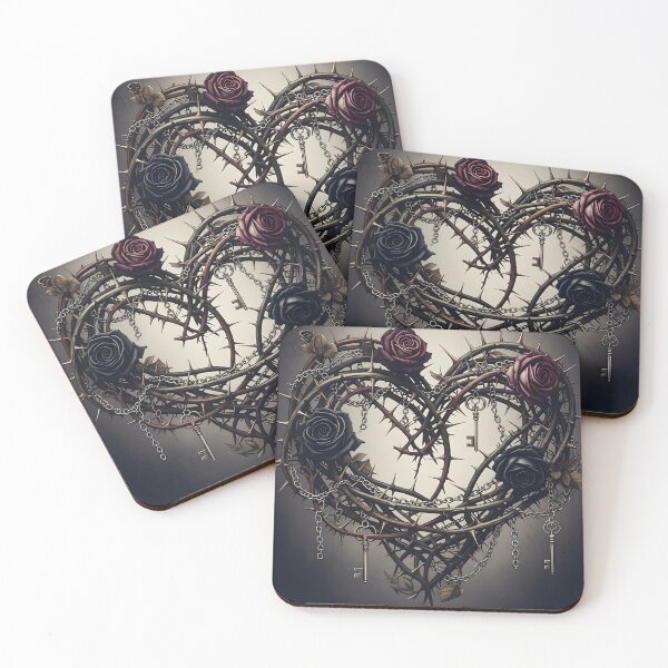Item preview, Thorned Heart Dark Romance Artwork designed and sold by Muskan traders.