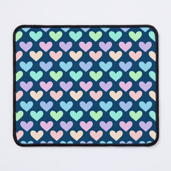 Item preview, Pastel Rainbow Hearts – Hand Drawn Cute Romance Aesthetic designed and sold by DrawnByAllu.