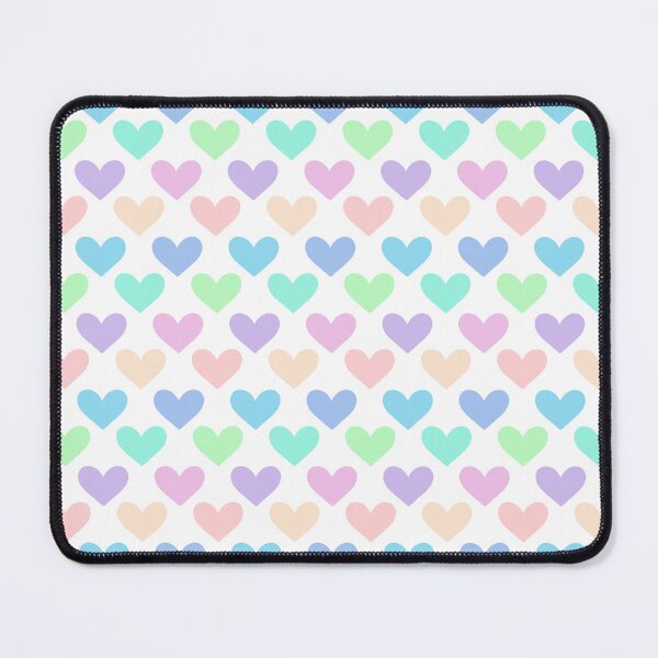 Item preview, Pastel Rainbow Hearts – Hand Drawn Cute Romance Aesthetic designed and sold by DrawnByAllu.