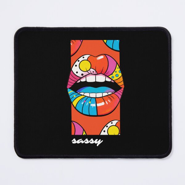 Item preview, Sassy lips pop-art designed and sold by maroom.