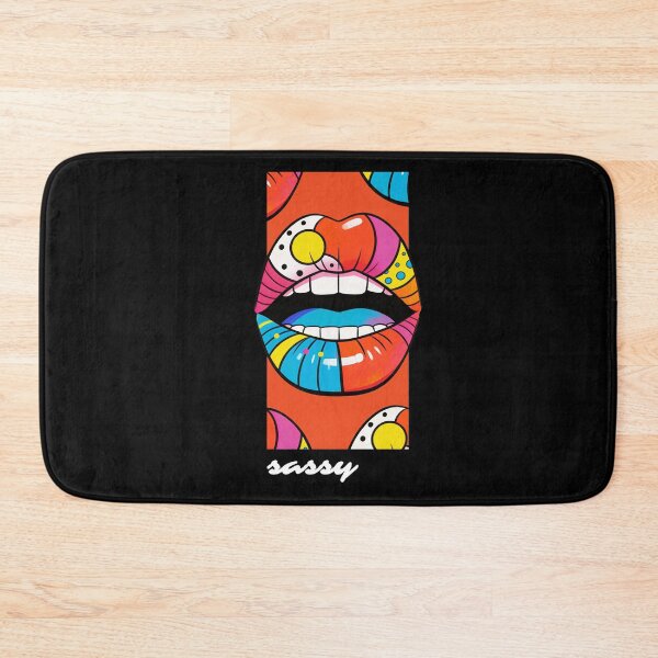 Item preview, Sassy lips pop-art designed and sold by maroom.