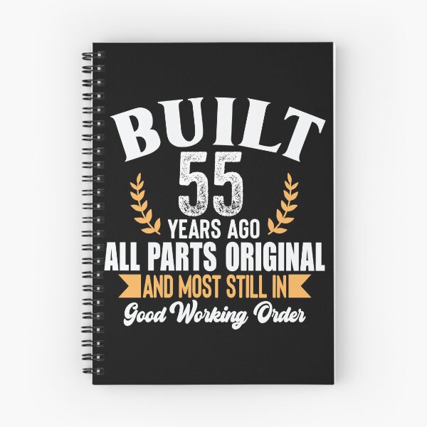 Item preview, Built 55 Years Ago – All Parts Original Funny 55th Birthday Shirt designed and sold by popcorntot.