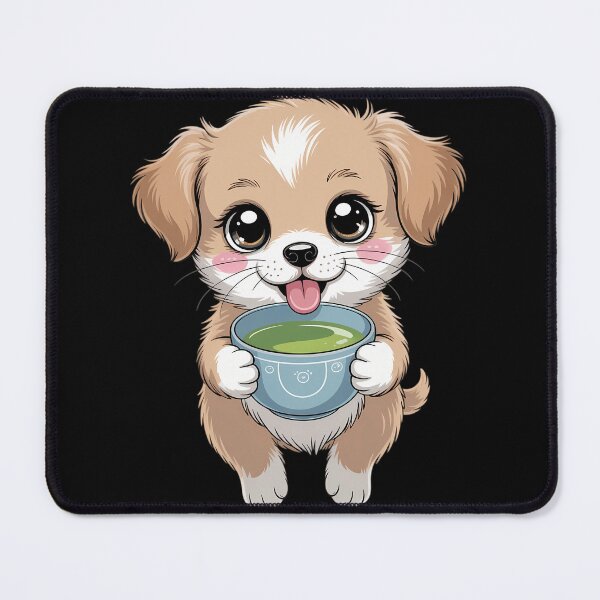 Item preview, Kawaii Matcha Latte Puppy Dog Matcha Lover designed and sold by sterabamineh.