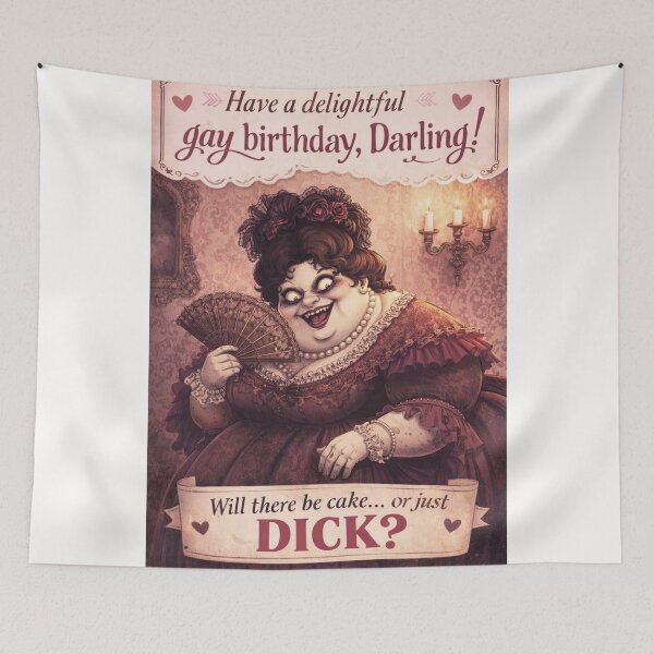 Item preview, Victorian Gay Birthday Comedy with Sassy Charm and Pride Energy designed and sold by Places On Earth.