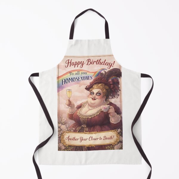 Item preview, Rainbow Pride Birthday Toast with Camp Victorian Elegance designed and sold by Places On Earth.