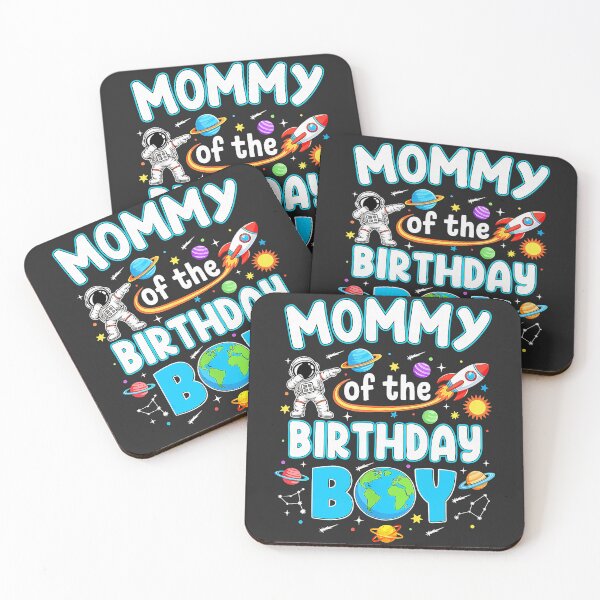 Item preview, Mommy of The Birthday Boy Astronaut Family Space Planets  designed and sold by ArleneRowe.