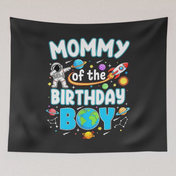 Item preview, Mommy of The Birthday Boy Astronaut Family Space Planets  designed and sold by ArleneRowe.