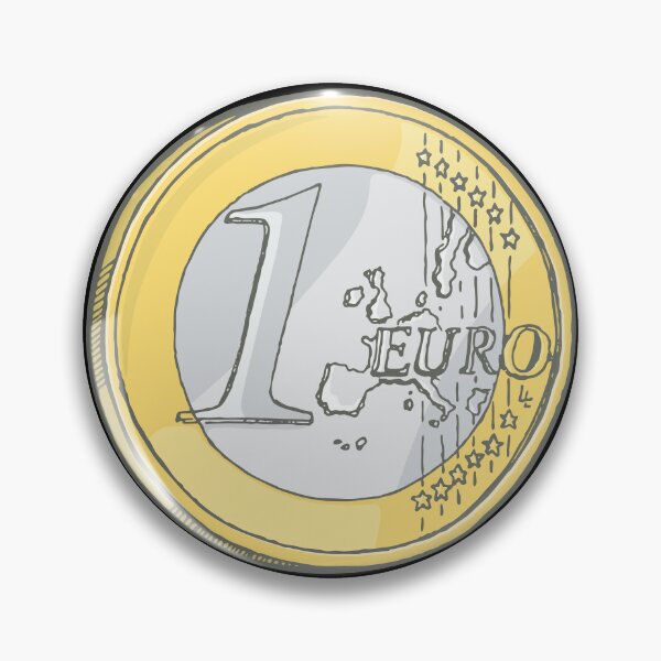 Item preview, One Euro Coin Sketch designed and sold by sifis.