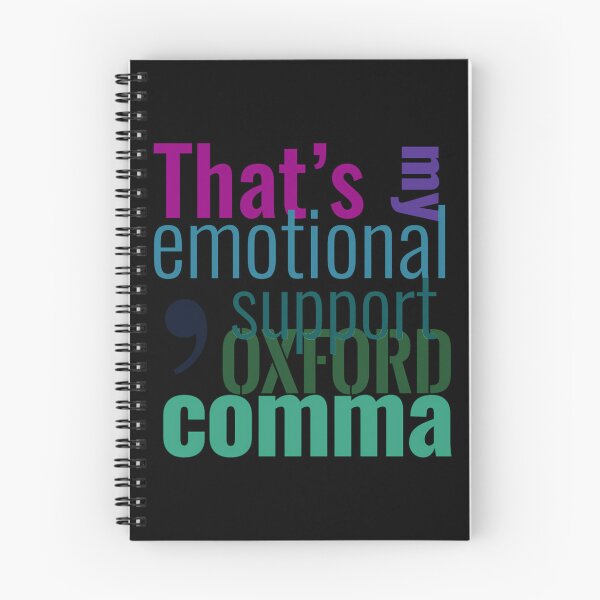 Item preview, Emotional Support Oxford Comma designed and sold by puuoyicbusg29.