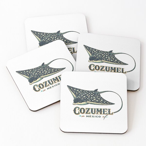 Item preview, Spotted Manta Ray Cozumel design| Mexico Beach Souvenir designed and sold by Peycer.