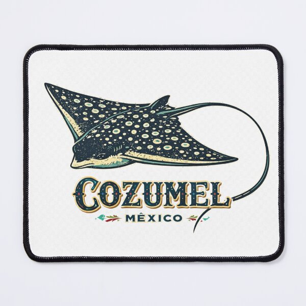 Item preview, Spotted Manta Ray Cozumel design| Mexico Beach Souvenir designed and sold by Peycer.
