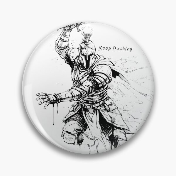 Item preview, Cool Spartan Warrior: Keep Pushing designed and sold by Shigen16.