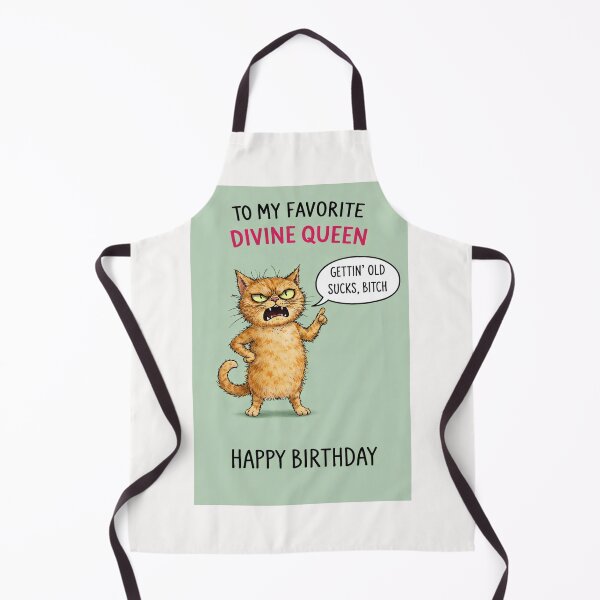 Item preview, Funny Cat Birthday with Diva Attitude and Sass designed and sold by Places On Earth.