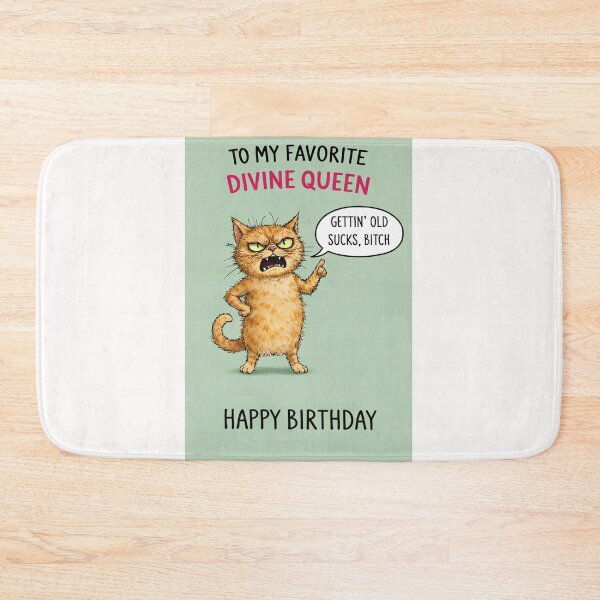 Item preview, Funny Cat Birthday with Diva Attitude and Sass designed and sold by Places On Earth.