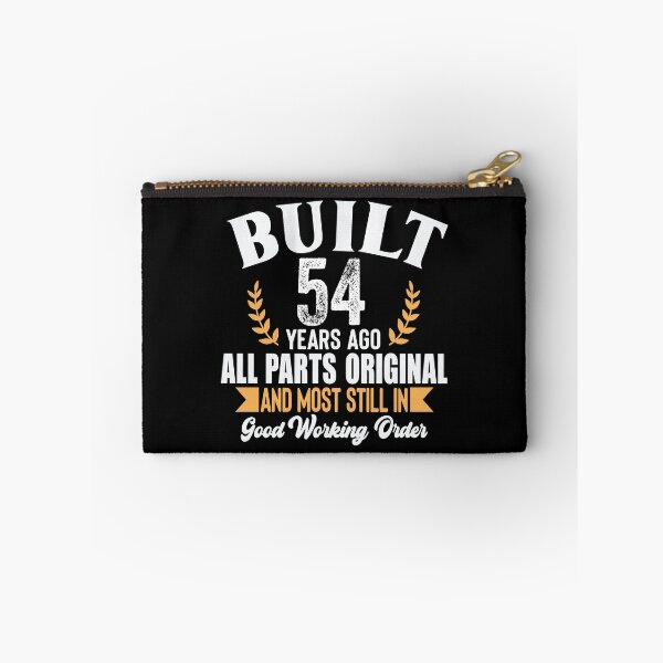 Item preview, Built 54 Years Ago – All Parts Original Funny 54th Birthday Shirt designed and sold by popcorntot.