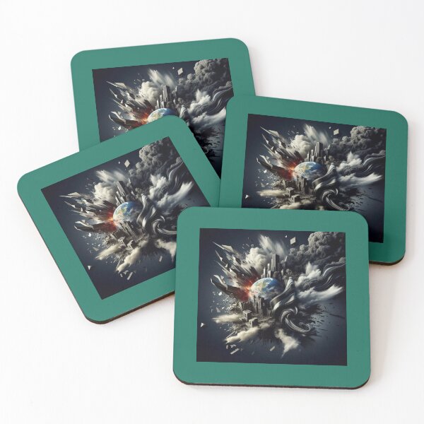 Item preview,  Signs of War and Destruction – A 3D Vision of Nations Rushing Toward Ruin   designed and sold by PaintMeWorld.