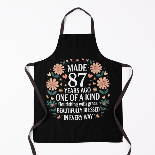 Item preview, Made 87 Years Ago Flowers 87 Year Old 87th Birthday designed and sold by sterabamineh.
