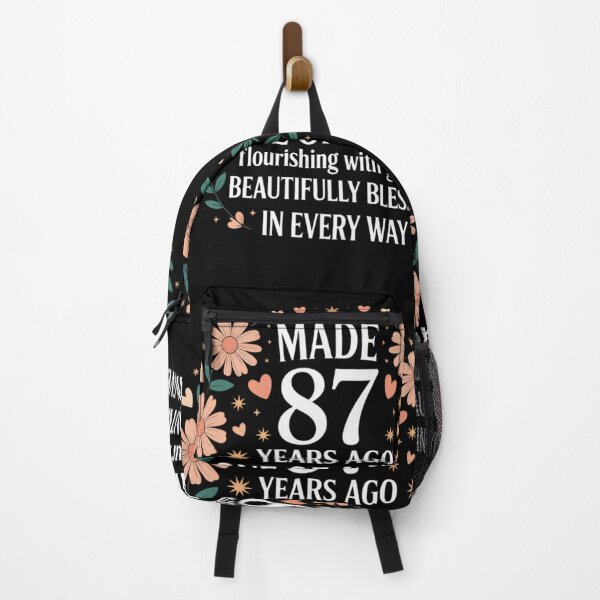 Item preview, Made 87 Years Ago Flowers 87 Year Old 87th Birthday designed and sold by sterabamineh.