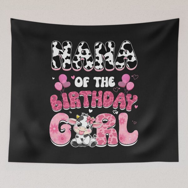 Item preview, Nana of The Birthday Girl Cow Farm Family 1St Birthday  designed and sold by ArleneRowe.