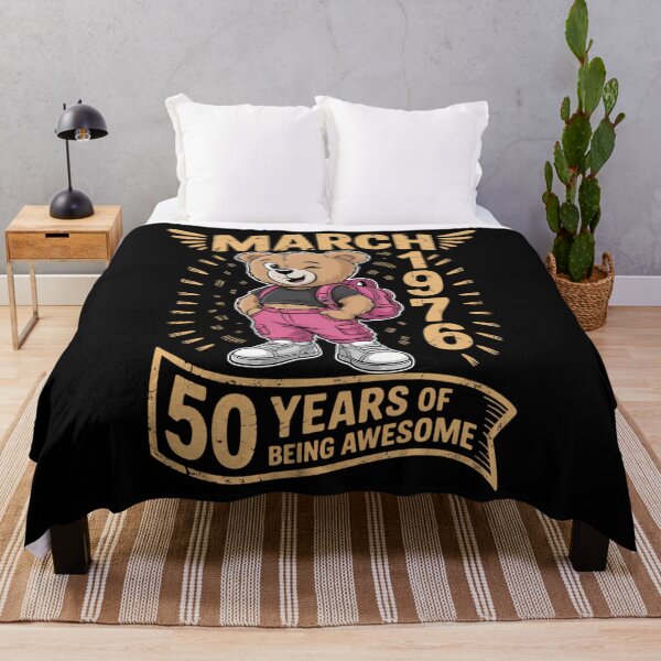 Item preview, March 1976 50th Birthday 50 Year Teddy Bear Being Awesome designed and sold by sterabamineh.