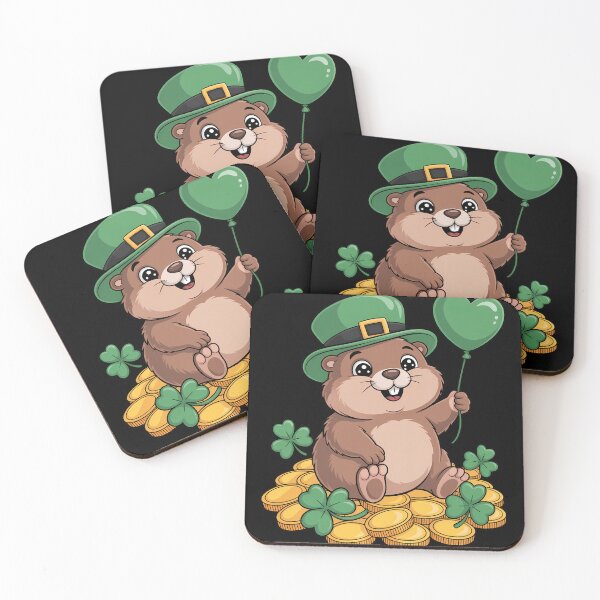 Item preview, Lucky Capybara St Patricks Day Clover Leprechaun Hat Kawaii designed and sold by sterabamineh.